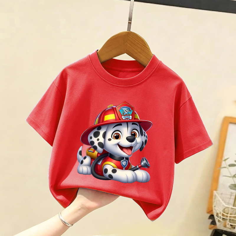Summer Dog Clothing - Paw Patrols Children T Shirt Chase