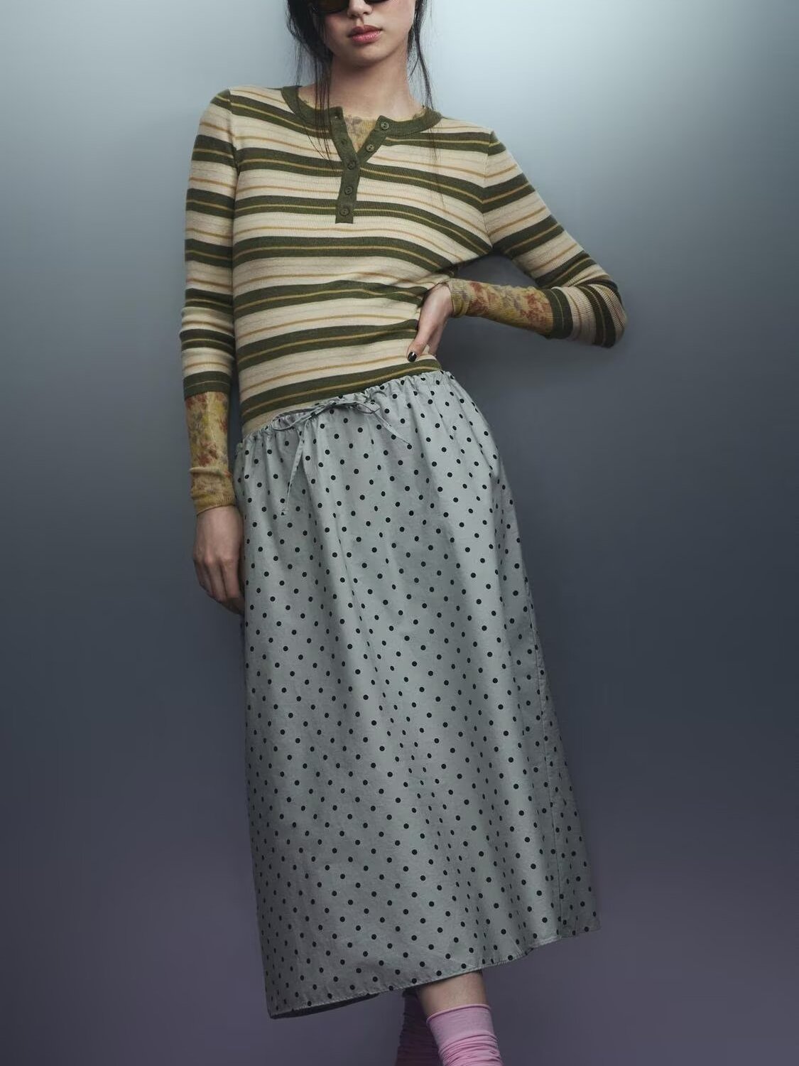 Summer Clothing Vintage - New Summer Women's Midi Skirt Chinese