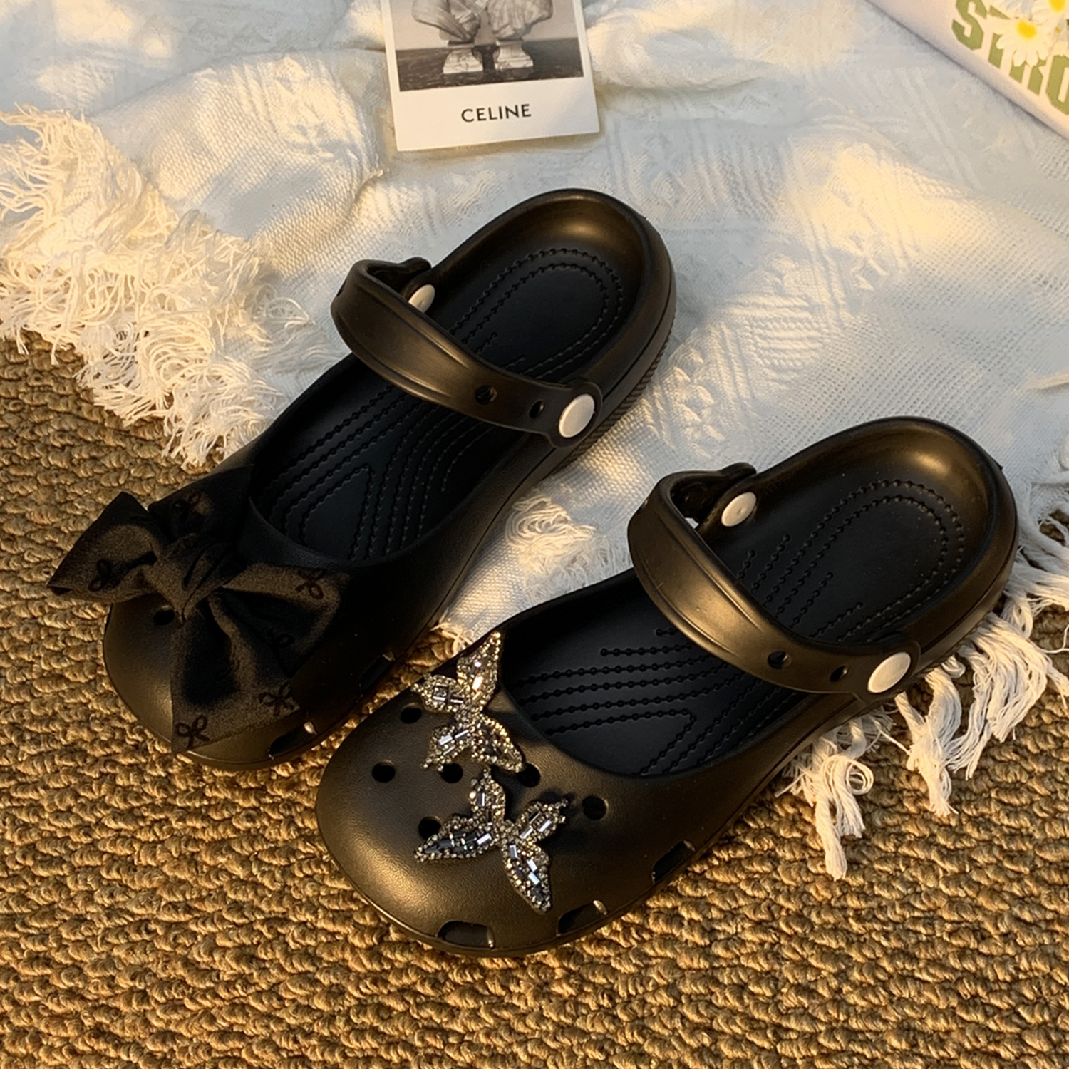 Summer Clothing Korea - 2026 new butterfly ballet hole hole