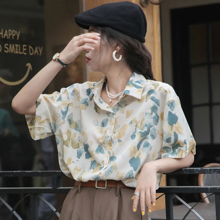 Summer Clothing Aesthetic - Print Shirts Summer Women's T-Shirts Loose