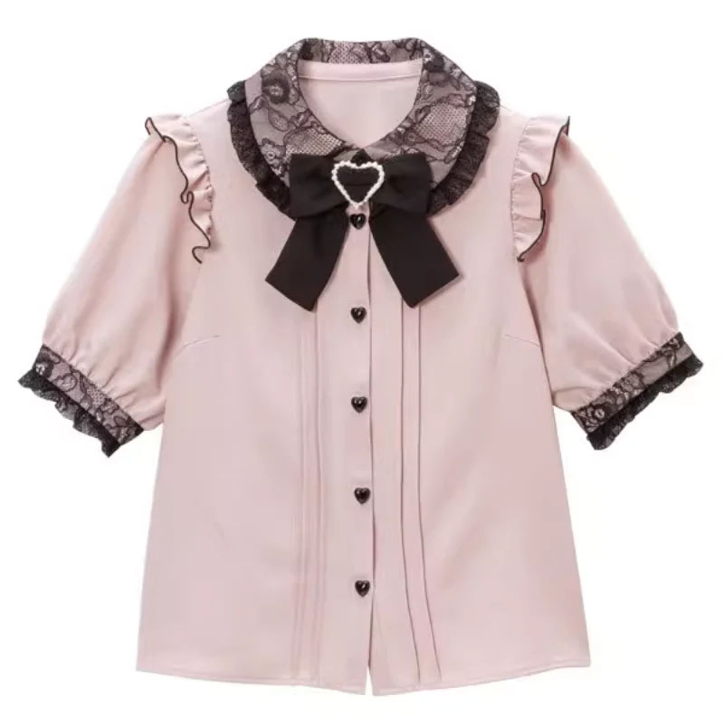 Summer Clothing Aesthetic - Kawaii Women Shirts Lolita Y2K Cute
