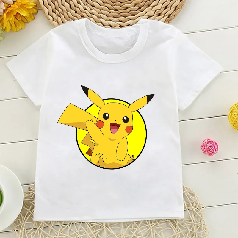 Summer Clothing For Baby Boy - Pikachu Pokemon Cotton T Shirt Boy