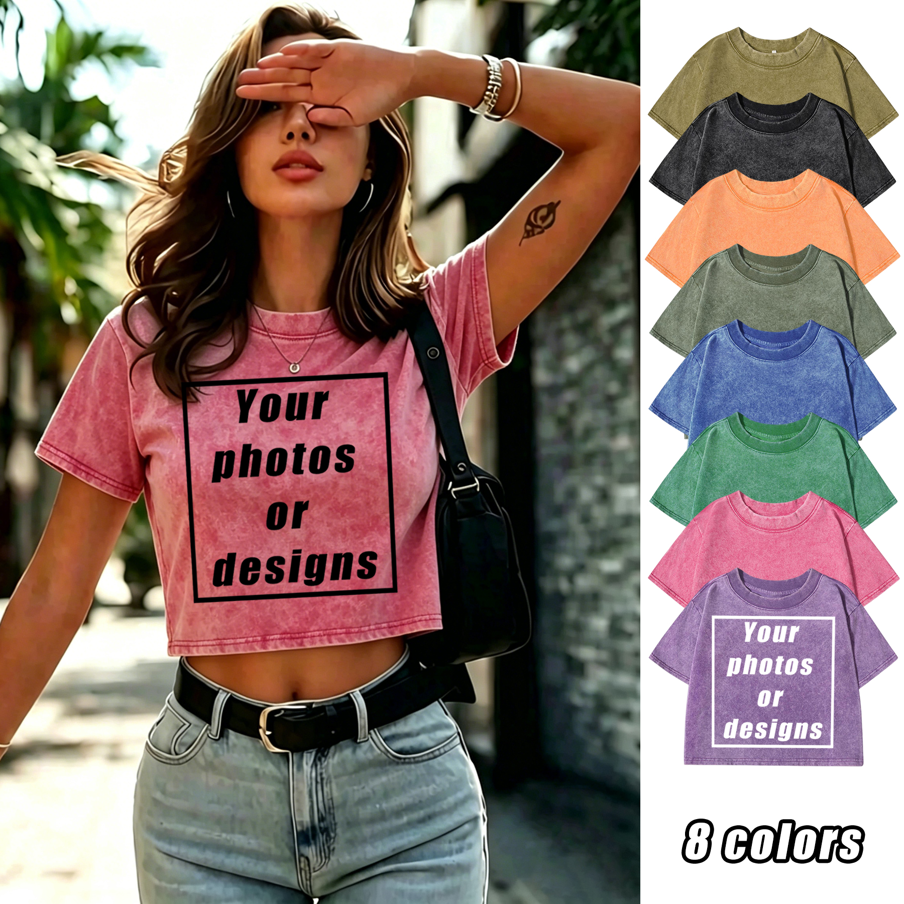 Summer Clothing Vintage - Custom Graphic Logo Retro T Shirts