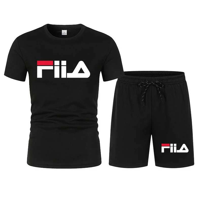 Summer Clothing For Young Men - 2026 New Fashion FILA Inspired Set