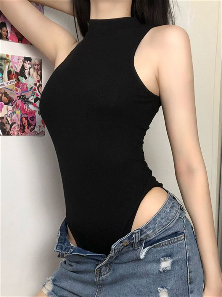 Harajuku Solid Jumpsuit Women  - Summer Clothing Vintage avis et prix