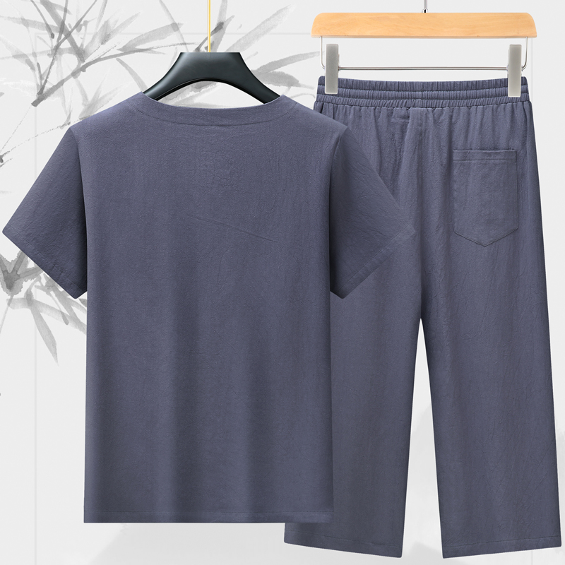High-quality fashionable men's - Summer Clothing Linen avis et prix