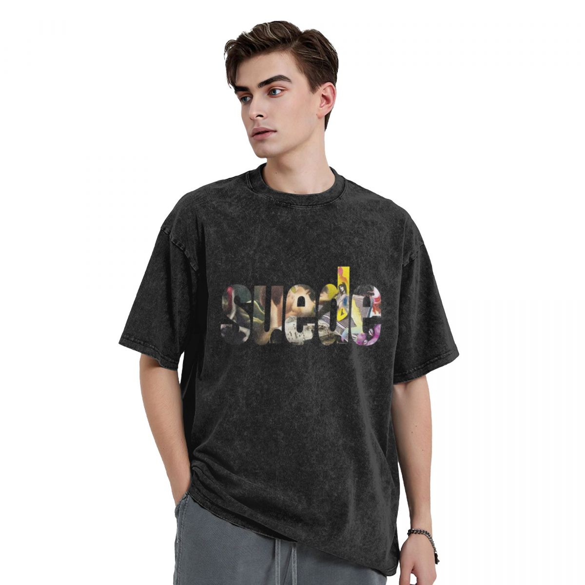 The London Suede Band T-Shirt  - Summer Clothing London avis et prix