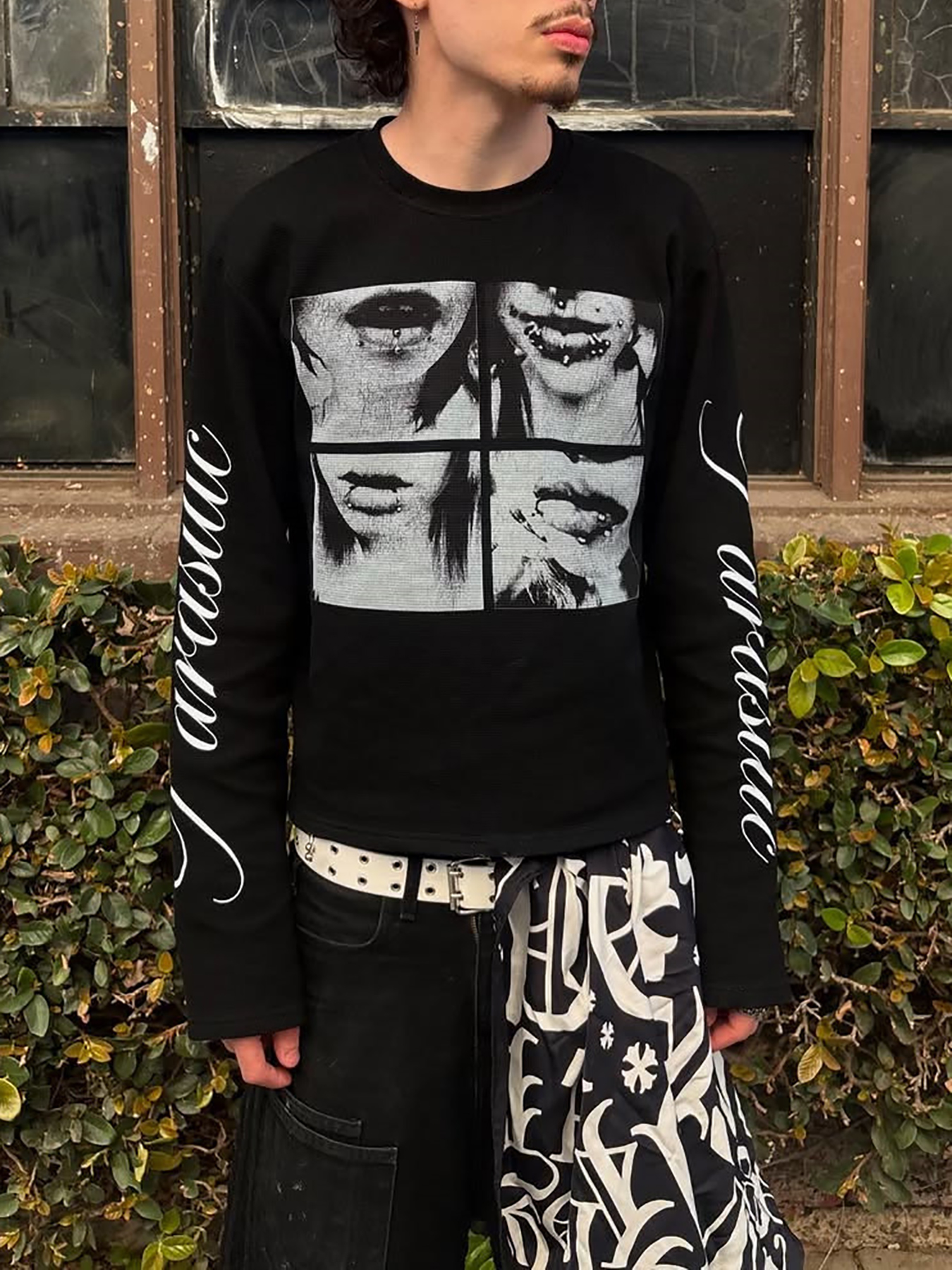 Dark style street punk unisex  - Summer Clothing For Young Men avis et prix