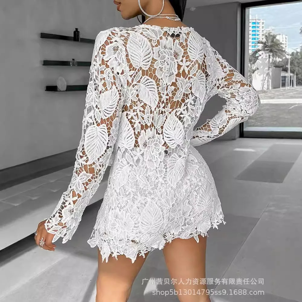 Women Sexy Short Sets Hollow O - Summer Clothing Linen avis et prix