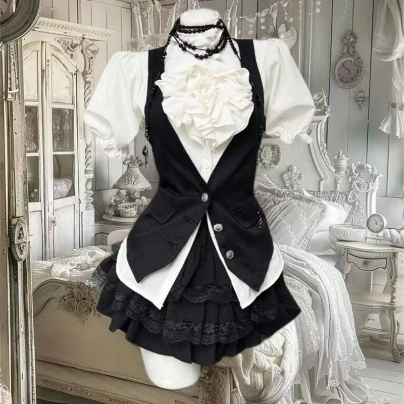 Y2k Aesthetic Lolita Style Swe - Summer Clothing Aesthetic avis et prix
