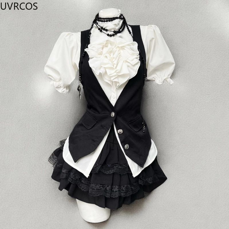 Y2k Aesthetic Lolita Style Swe - Summer Clothing Aesthetic avis et prix