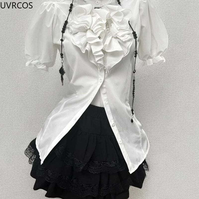 Y2k Aesthetic Lolita Style Swe - Summer Clothing Aesthetic avis et prix