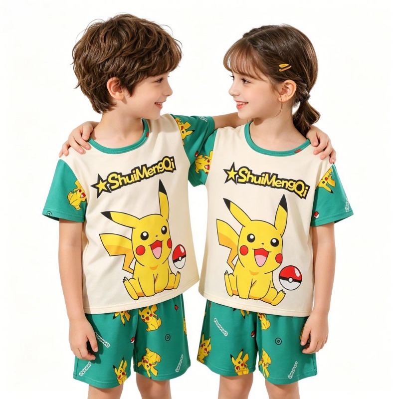 Matching Outfits Pokemon Pikac - Summer Clothing For Baby Boy avis et prix