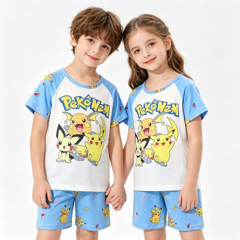 Matching Outfits Pokemon Pikac - Summer Clothing For Baby Boy avis et prix