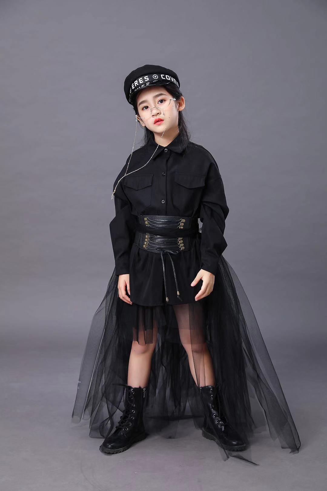 Children's Black Suit Girls Mo - Summer Clothing Set For Girls avis et prix
