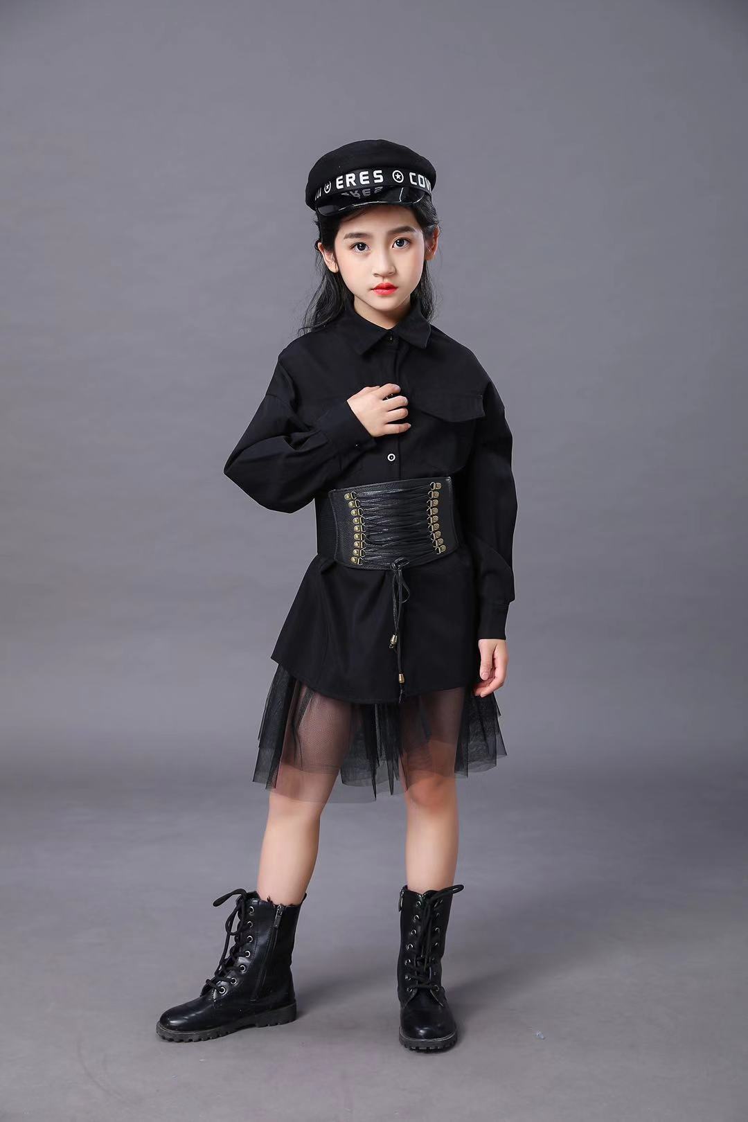 Children's Black Suit Girls Mo - Summer Clothing Set For Girls avis et prix