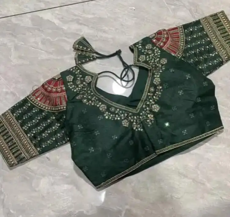Traditional Indian Sari Top Wo - Summer Clothing Pakistan avis et prix