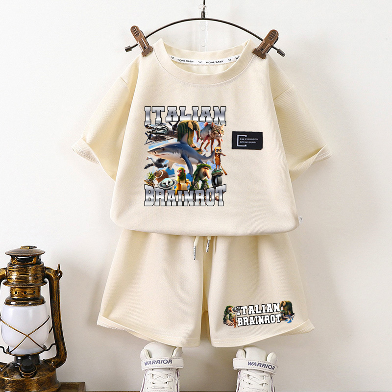 Italian Brainrot Children Hot  - Summer Clothing For Baby Boy avis et prix