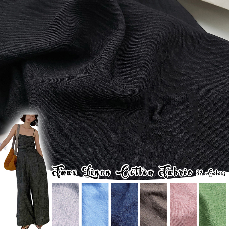 Slightly Wrinkled Soft Breatha - Summer Clothing Linen avis et prix