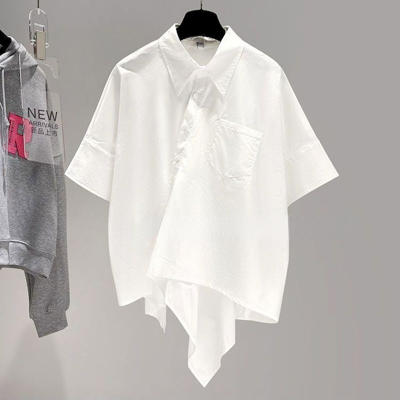 Oversized Shirts Women Patchwo - Summer Clothing Aesthetic avis et prix