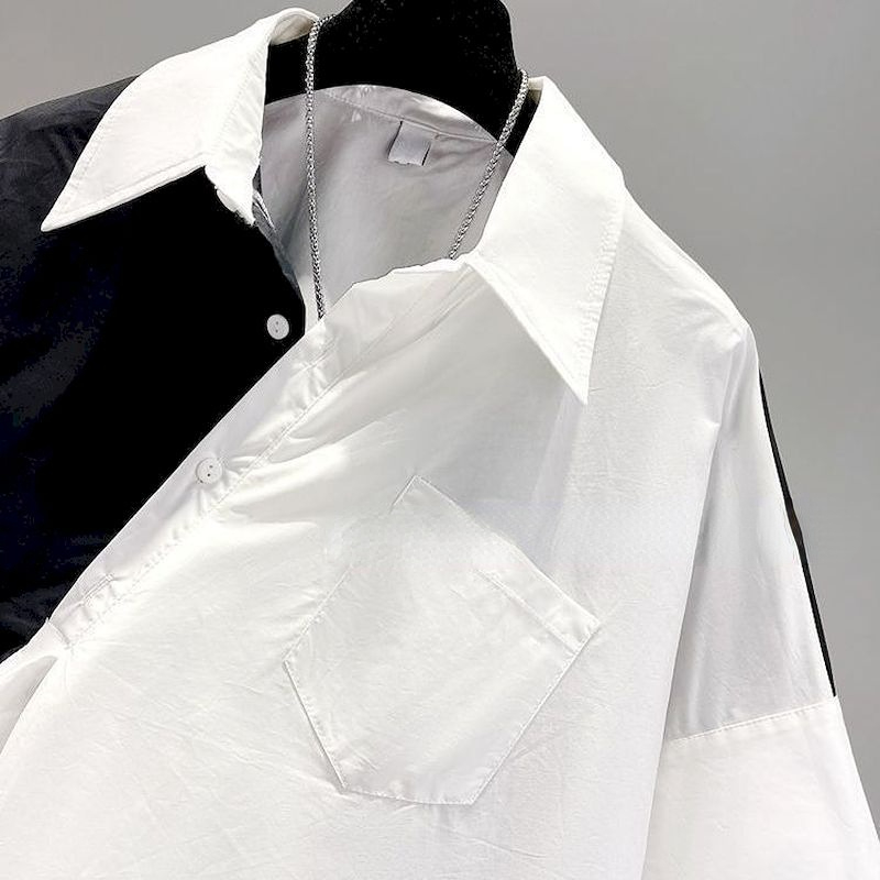 Oversized Shirts Women Patchwo - Summer Clothing Aesthetic avis et prix