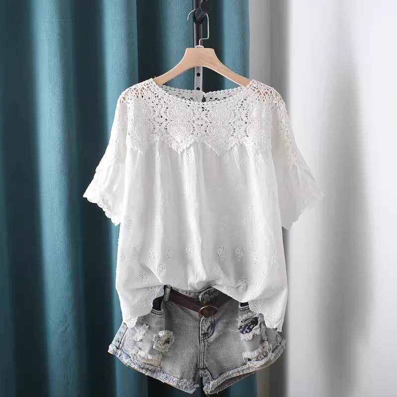 2026 Hollow Out Lace Patchwork - Summer Clothing Japan avis et prix