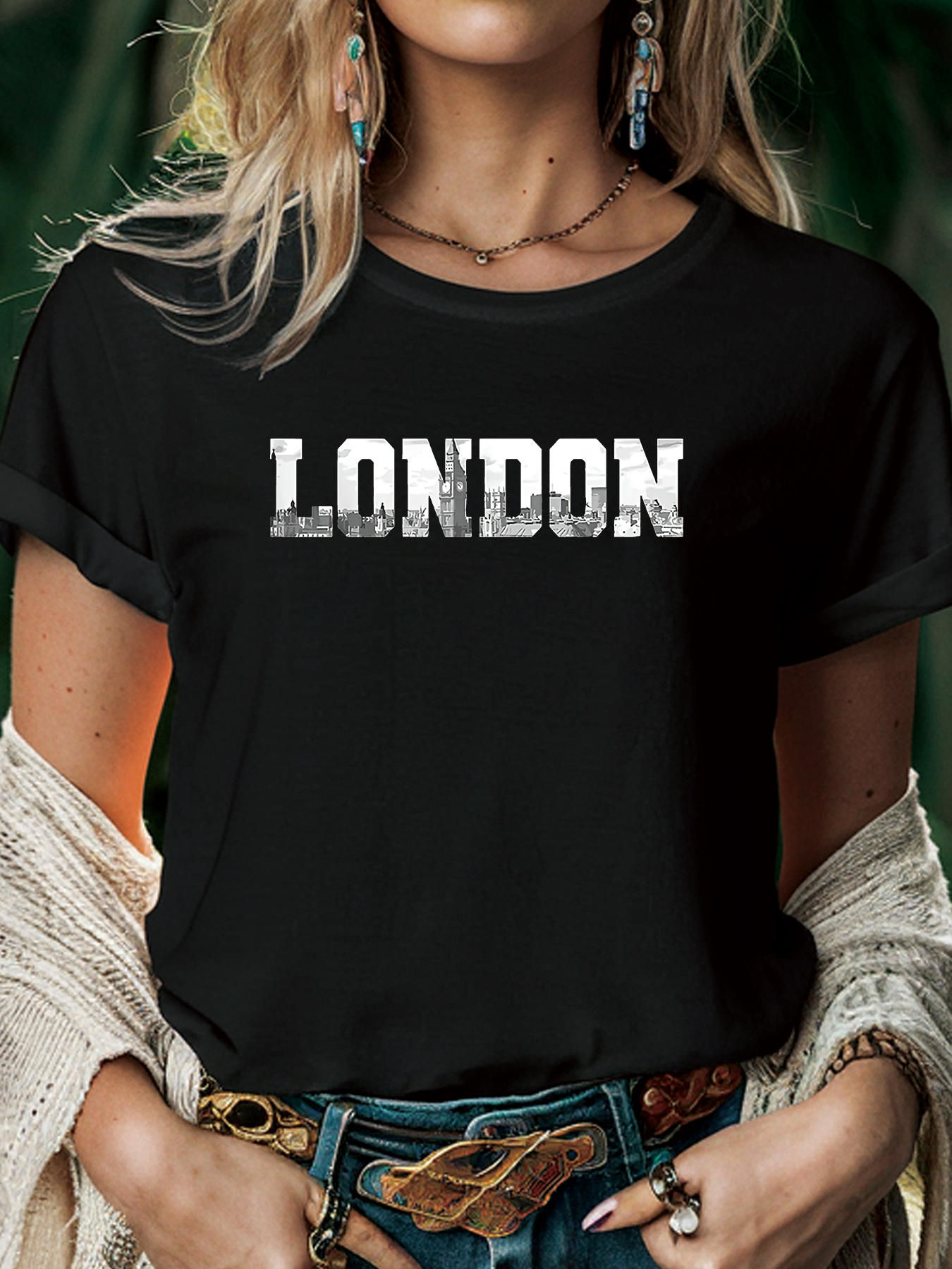 London Women T Shirt Summer Fa - Summer Clothing London avis et prix