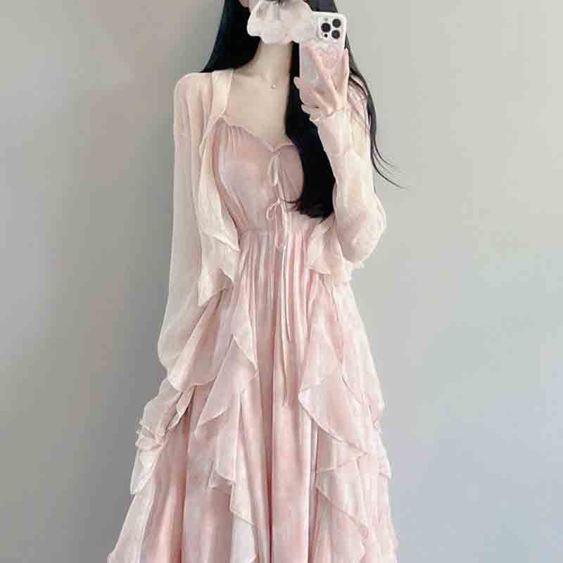 Spring Autumn New Sweet Girls  - Summer Clothing Aesthetic avis et prix
