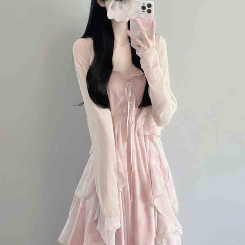 Spring Autumn New Sweet Girls  - Summer Clothing Aesthetic avis et prix