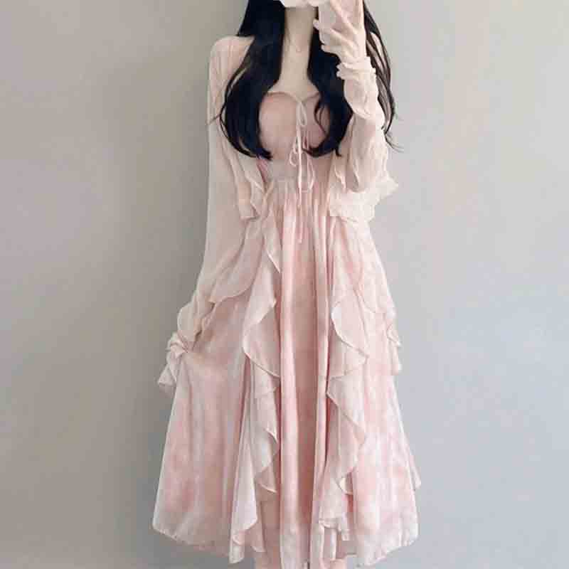 Spring Autumn New Sweet Girls  - Summer Clothing Aesthetic avis et prix