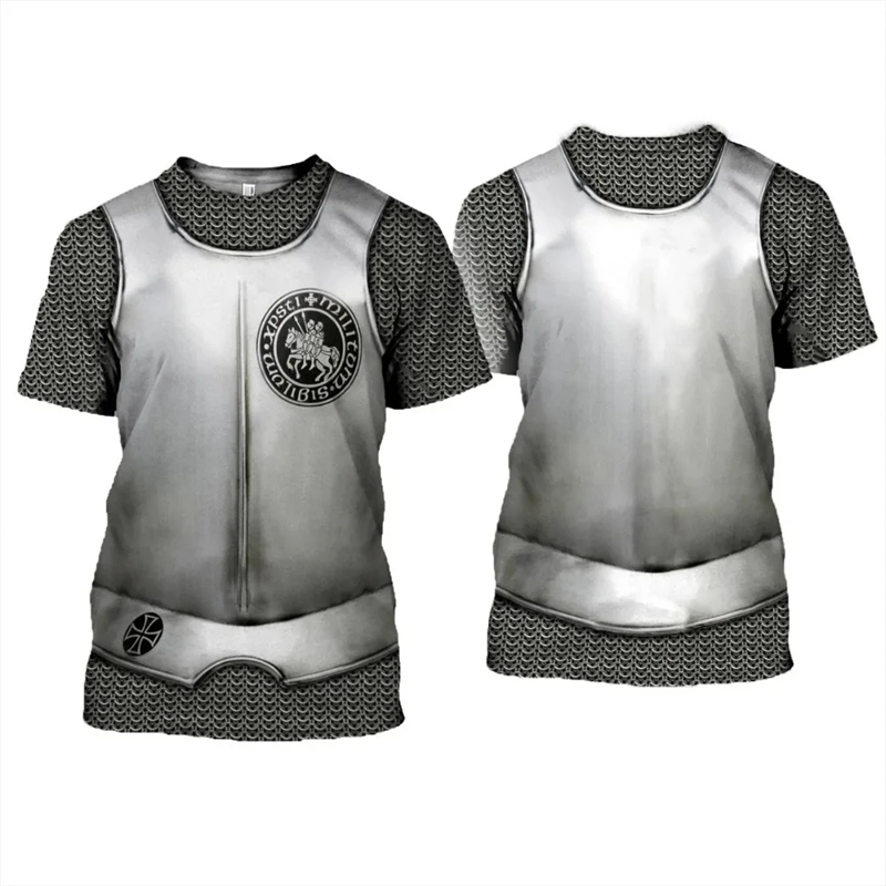Knights Templar Graphic T-shir - Summer Knights Clothing avis et prix
