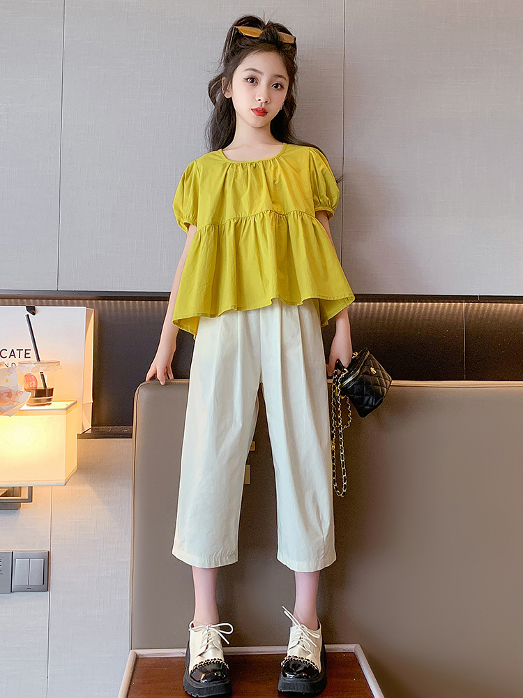 Girls Casual Summer Faionable  - Summer Clothing Set For Girls avis et prix
