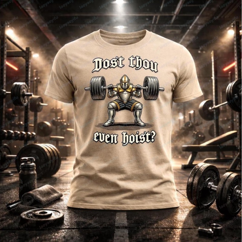 Dost Thou Even Hoist Cotton T- - Summer Knights Clothing avis et prix