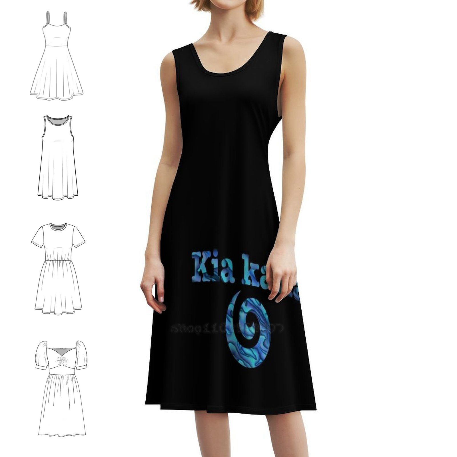 Kaha Koru Sweetheart Neckline  - Summer Clothing Nz avis et prix