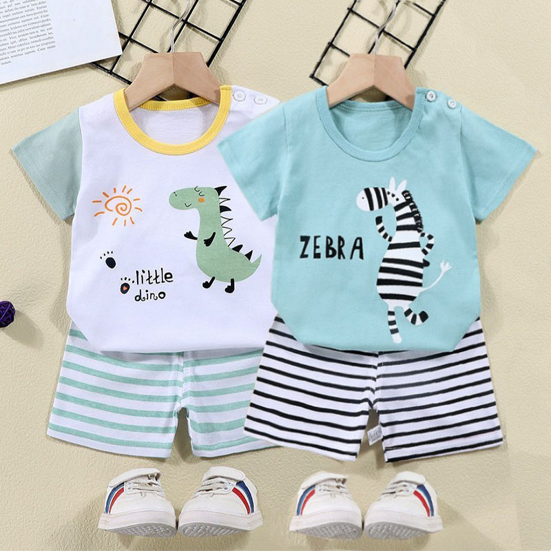 Cotton Tees+Shorts 2-piece Tra - Summer Clothing For Baby Boy avis et prix
