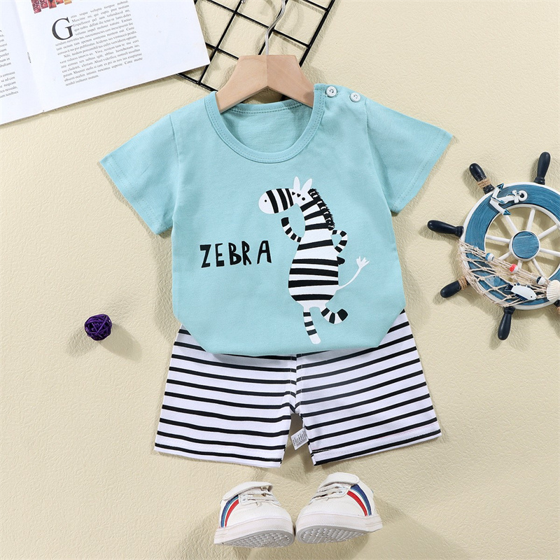 Cotton Tees+Shorts 2-piece Tra - Summer Clothing For Baby Boy avis et prix