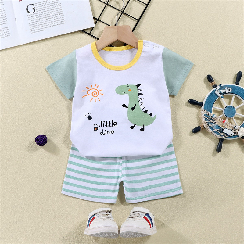 Cotton Tees+Shorts 2-piece Tra - Summer Clothing For Baby Boy avis et prix