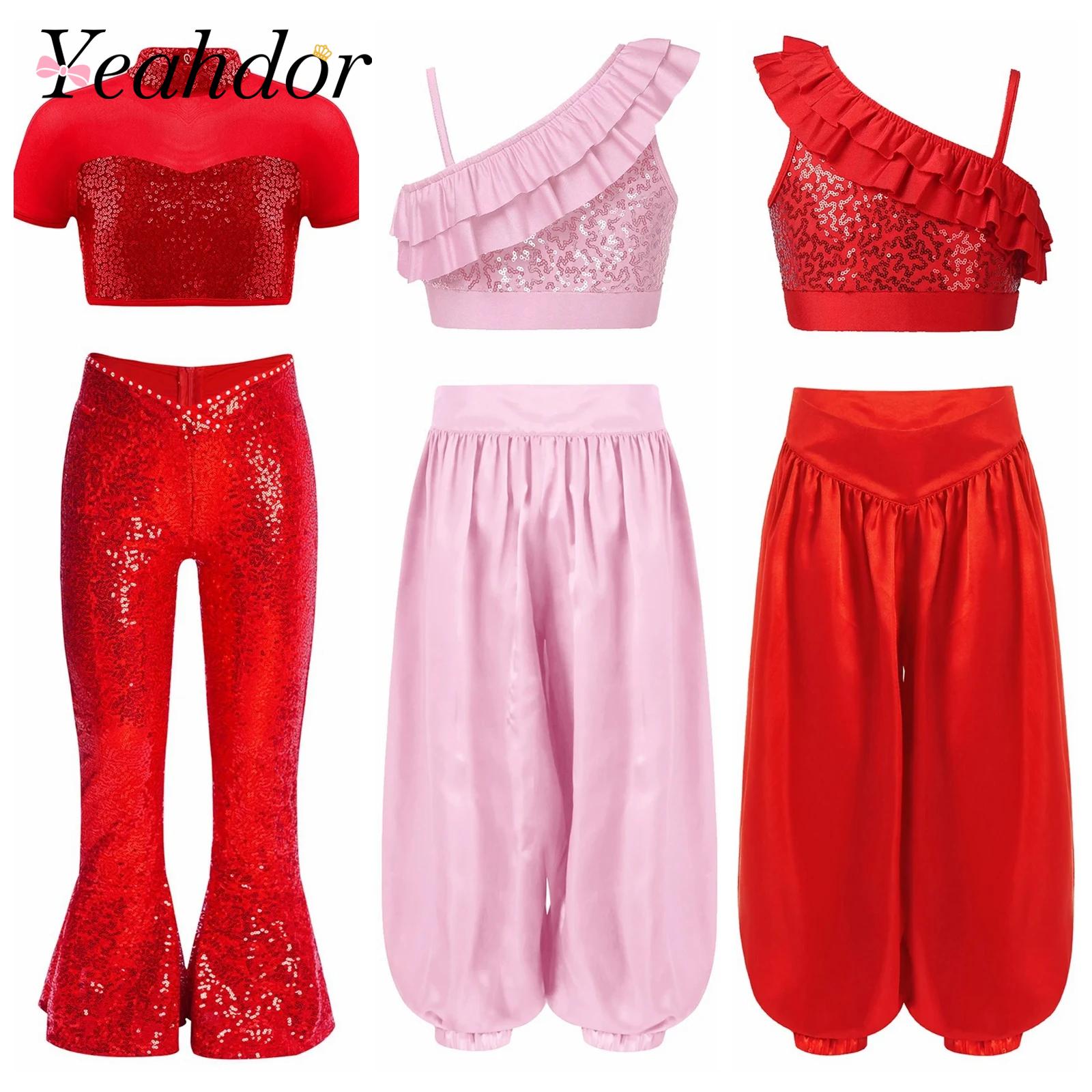 Children Shiny Sequins Dance C - Summer Clothing Set For Girls avis et prix