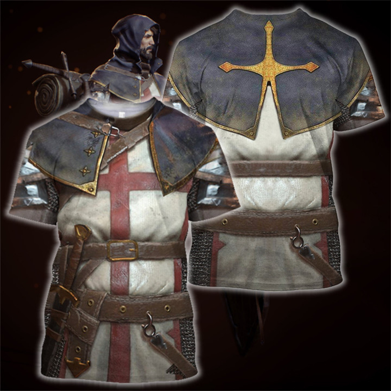 Templar Knight Graphic Vintage - Summer Knights Clothing avis et prix