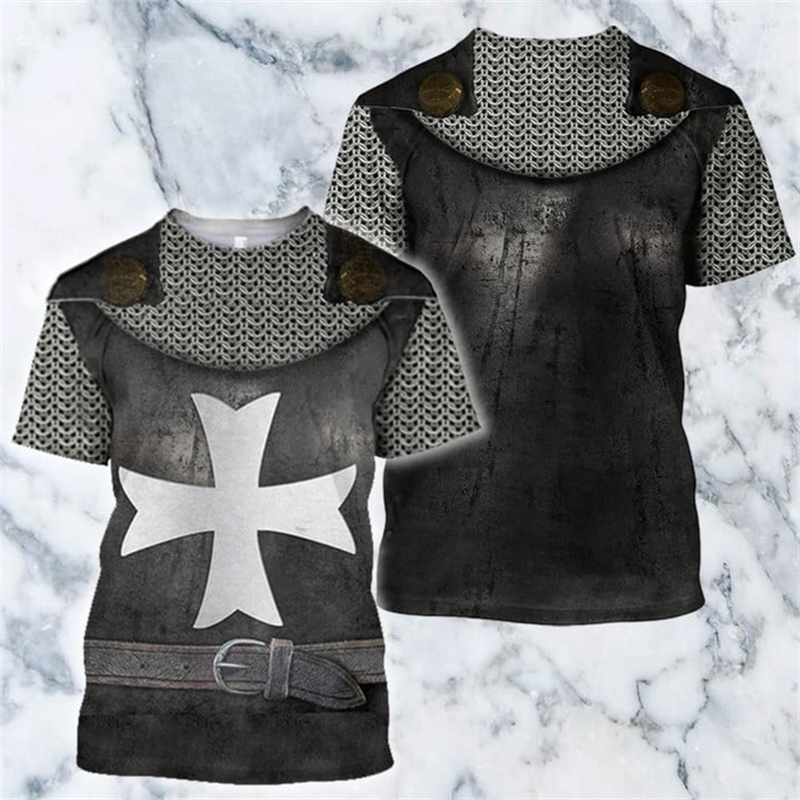 Templar Knight Graphic Vintage - Summer Knights Clothing avis et prix