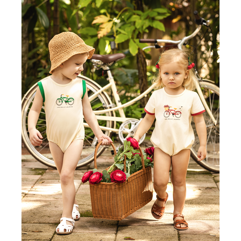 Ali Plus SS26 Printed Bike col - Summer Clothing For Baby Boy avis et prix
