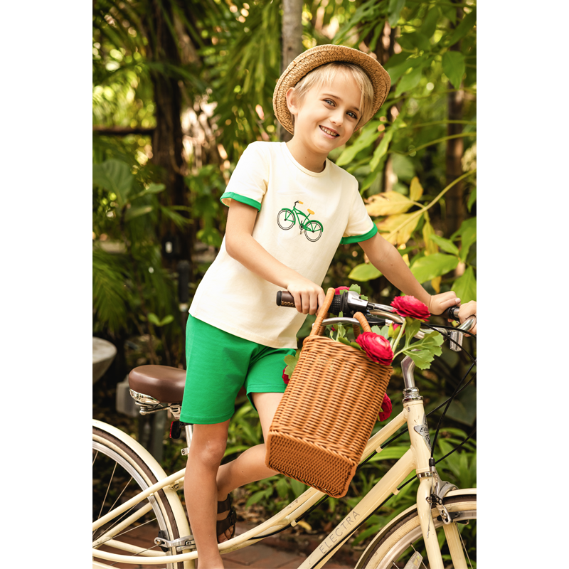Ali Plus SS26 Printed Bike col - Summer Clothing For Baby Boy avis et prix