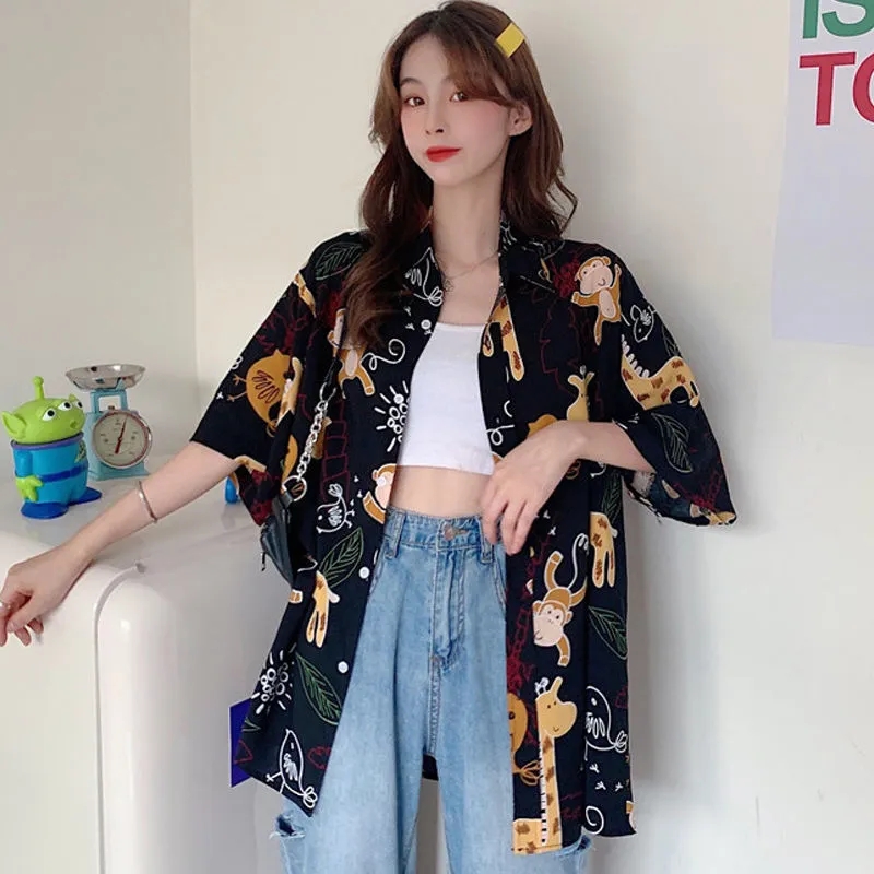 Print Shirts Summer Women's T- - Summer Clothing Aesthetic avis et prix
