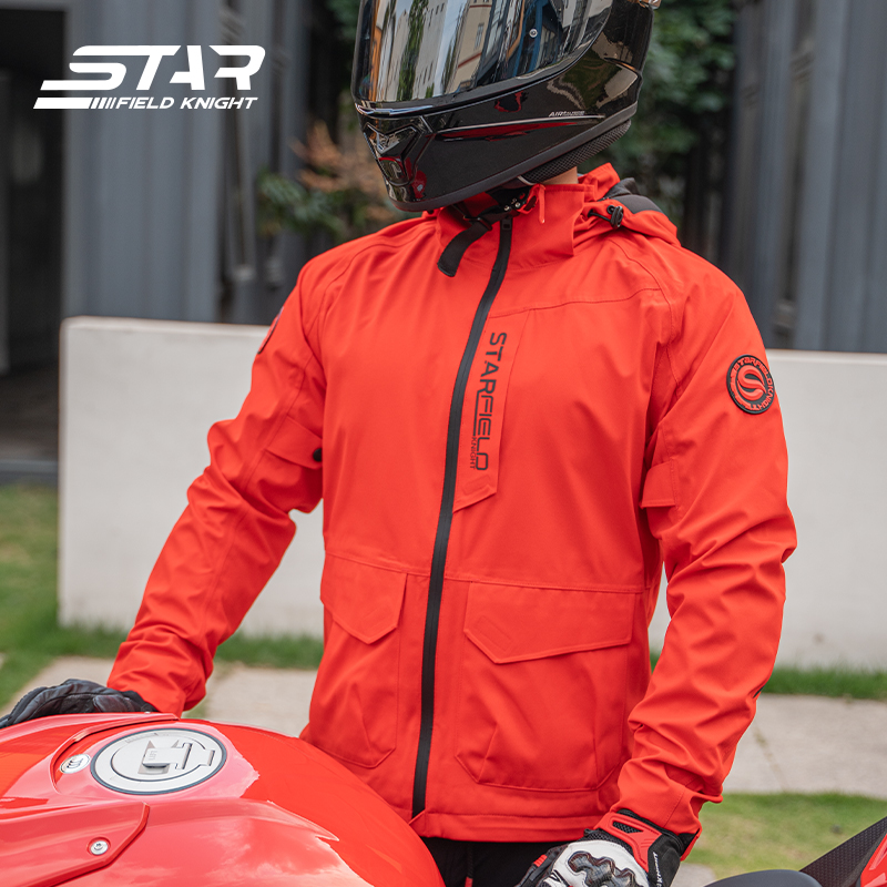 SFK Orange Motorcycle Jacket M - Summer Knights Clothing avis et prix