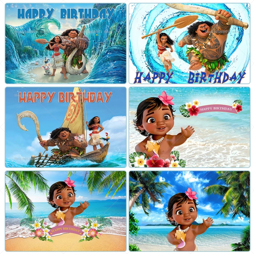 Baby Moana Theme Summer Birthd - Summer Clothing For Baby Boy avis et prix