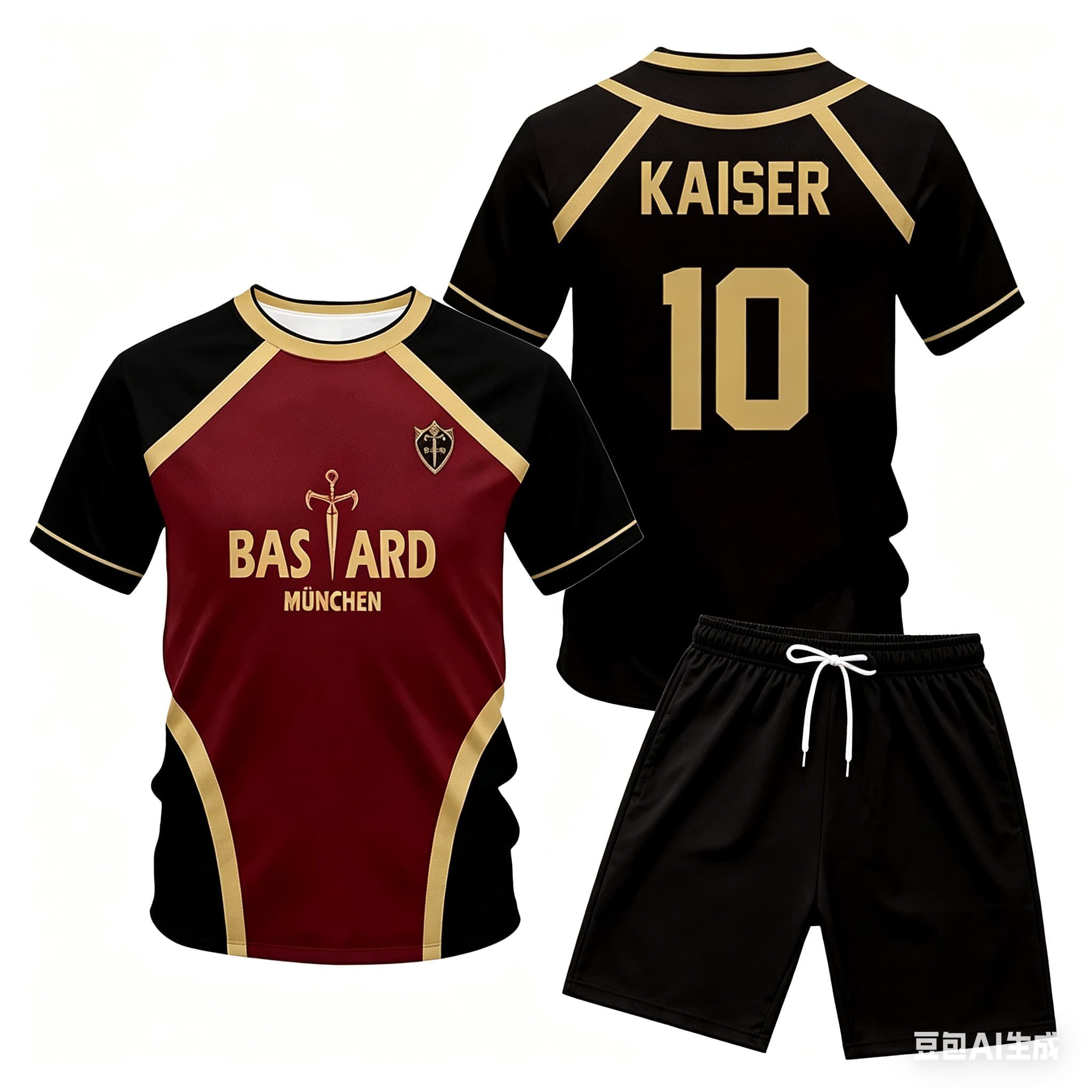 Anime Kaiser Jersey Set Japane - Summer Clothing For Young Men avis et prix