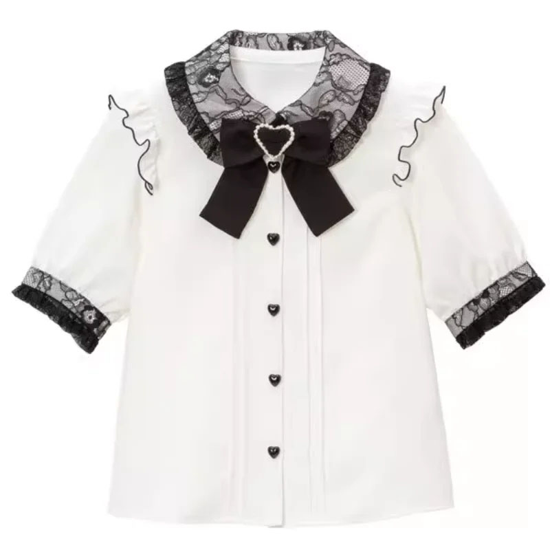 Kawaii Women Shirts Lolita Y2K - Summer Clothing Aesthetic avis et prix