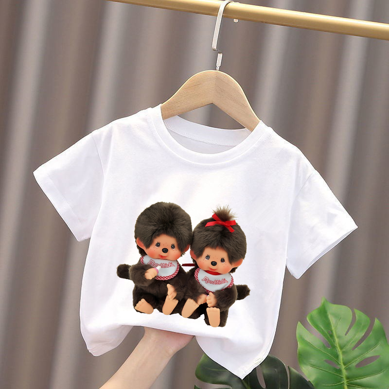 Monchhichi Kids T-shirts Anime - Summer Clothing For Baby Boy avis et prix