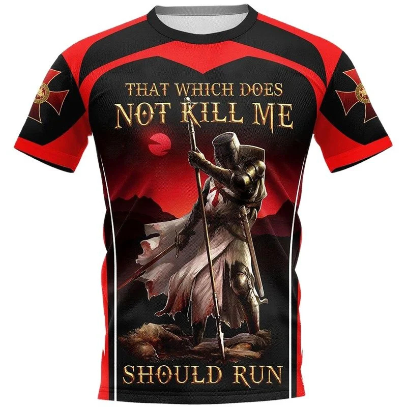 3D Cool Knights Templar Printe - Summer Knights Clothing avis et prix
