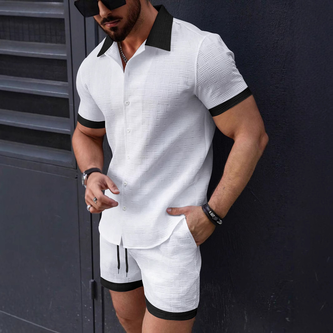 Matching Sets Trend Men Suit   - Summer Clothing Linen avis et prix